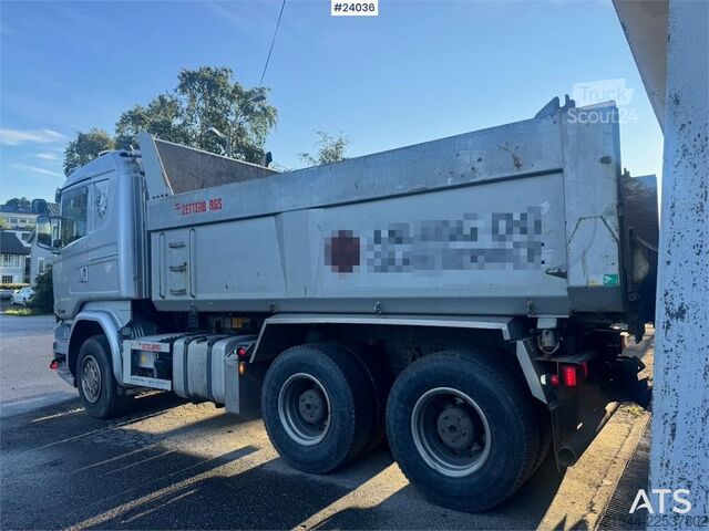 Kipper Scania R580 Tipper Truck with Snow Plow Equipment – Euro