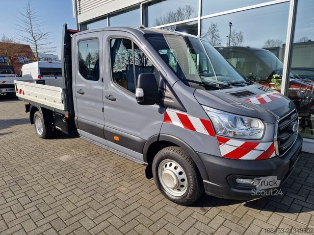 Pritschenwagen FORD Transit 470 Doka Pritsche L3 AC/AHK/7 Sitzer 3,5