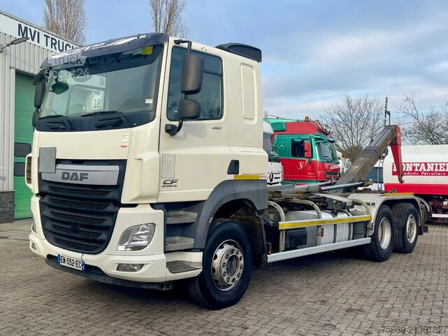 Hakenarmsystem DAF CF 460 HYDRAULIC,  NAVI, BACKUP CAM