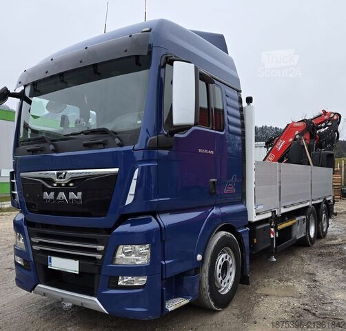 LKW mit Pritsche (offen) MAN Fassi F345-6 JIB-4