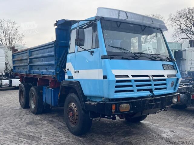 Benne à 3 côtés Steyr 6x4.  Great condition. Good working