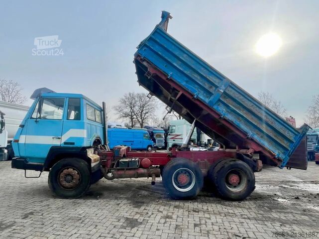 Benne à 3 côtés Steyr 6x4. Great condition. Good working