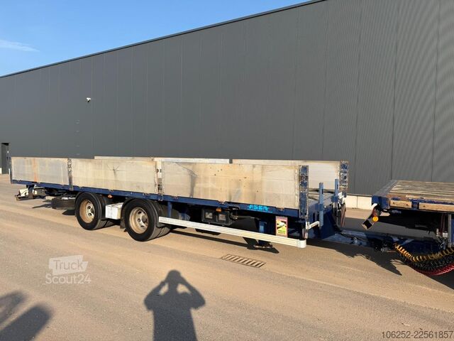 Konténerszállítás ASCA DEMICO C219BA 19T - 2-axles PLATFORM + TWISTLOCKS - WI...