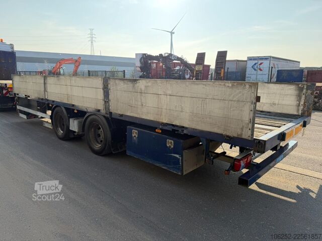 Konténerszállítás ASCA DEMICO C219BA 19T - 2-axles PLATFORM + TWISTLOCKS - WI...