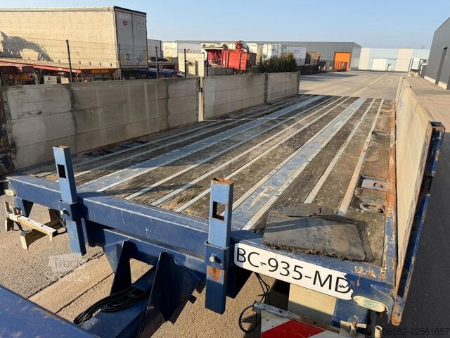 Konténerszállítás ASCA DEMICO C219BA 19T - 2-axles PLATFORM + TWISTLOCKS - WI...