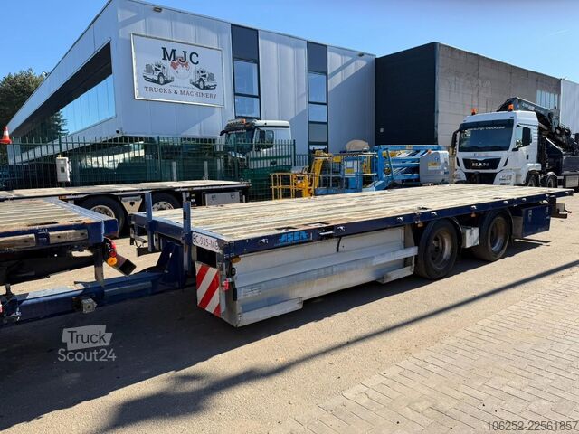 Konténerszállítás ASCA DEMICO C219BA 19T - 2-axles PLATFORM + TWISTLOCKS - WI...