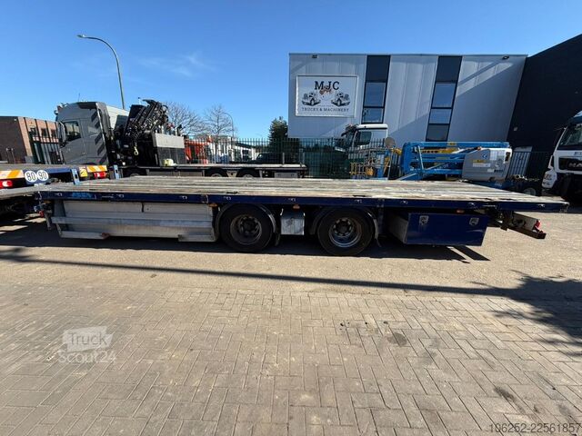 Konténerszállítás ASCA DEMICO C219BA 19T - 2-axles PLATFORM + TWISTLOCKS - WI...