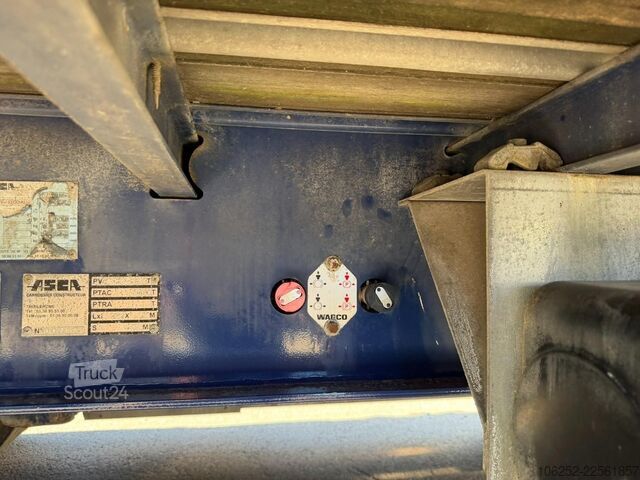 Preprava kontajnerov ASCA DEMICO C219BA 19T - 2-axles PLATFORM + TWISTLOCKS - WI...