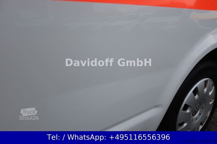 Hasičské auto VW T5 Transporter Hochdach lang KTW Klima Automatik