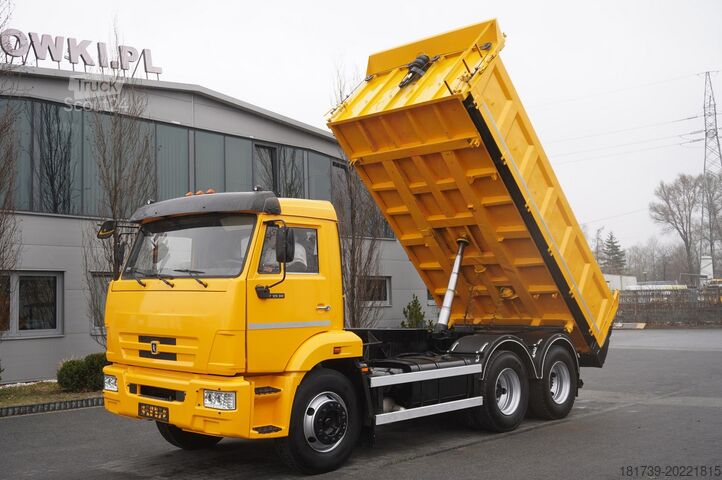 Camion basculant trilateral Kamaz T2530 E5 6x4 / 3-sided tipper