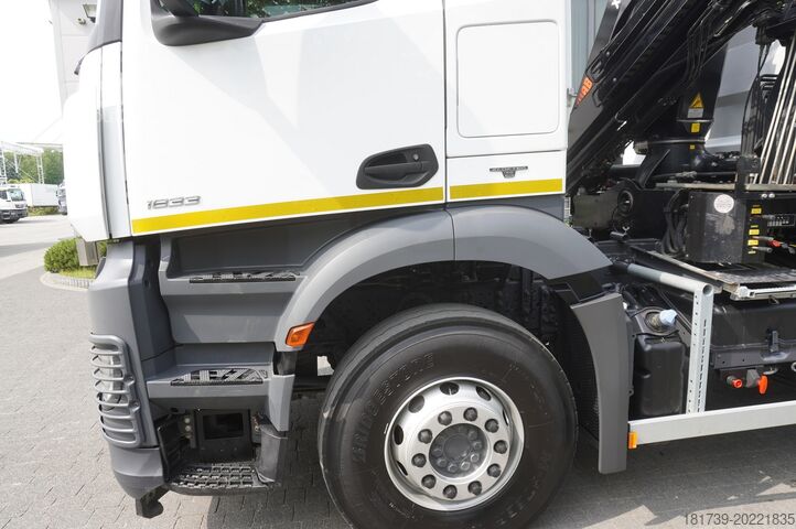 HDS'li 3 taraflı damperli kamyon Mercedes-Benz Arocs 1833 / 87,000 km!!! / Hds HIAB