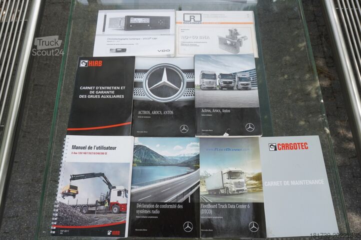 HDS'li 3 taraflı damperli kamyon Mercedes-Benz Arocs 1833 / 87,000 km!!! / Hds HIAB