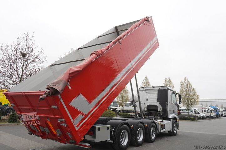 Prekladalec žit Mercedes-Benz Actros 3563 8x4 / Tipper for grain 20 t