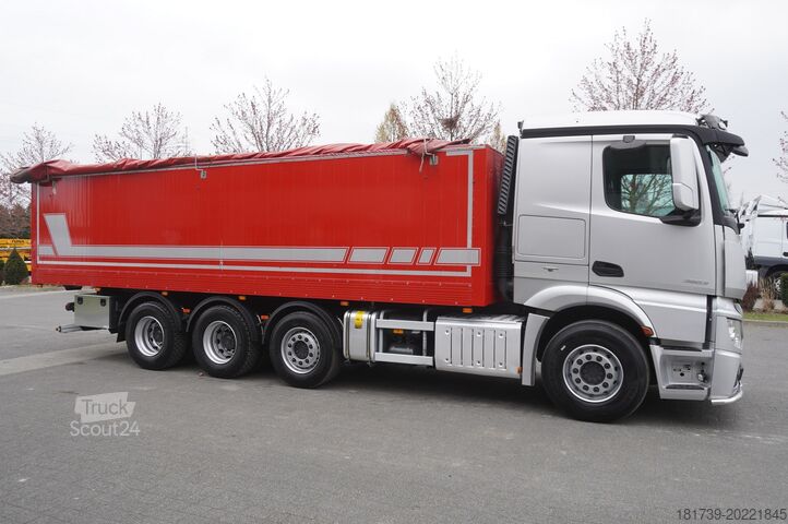Prekladalec žit Mercedes-Benz Actros 3563 8x4 / Tipper for grain 20 t