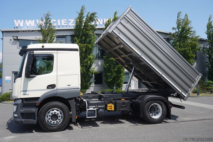 Basculantă trilaterală Mercedes-Benz Actros 1840 / New 3-side tipper 10 EPAL