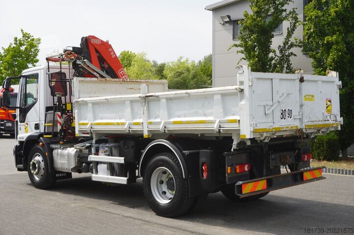 Basculante trilateral Iveco Eurocargo 160-250 / Fassi F95 crane
