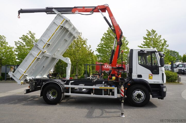 Basculante trilateral Iveco Eurocargo 160-250 / Fassi F95 crane