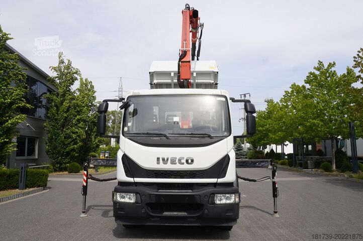 Basculante trilateral Iveco Eurocargo 160-250 / Fassi F95 crane