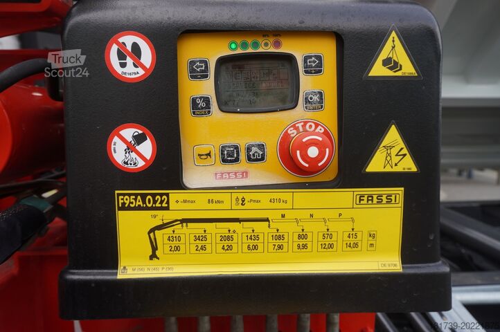 Basculante trilateral Iveco Eurocargo 160-250 / Fassi F95 crane