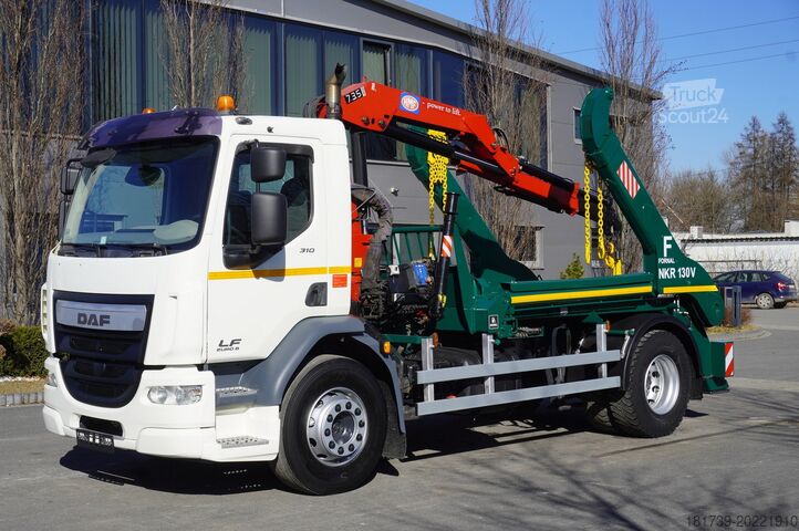 Navi portacontainer DAF LF 18.310 E6 / Skip loader Fornal