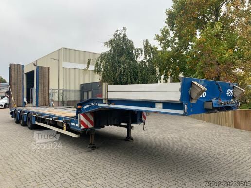Turbo's Hoet REMORCĂ LOWBED - 53 TONE, 3 AXE DIRECTOARE BPW Turbo's Hoet LOWBED TRAILER - 53 TONS 3 STEERING AXLES BPW