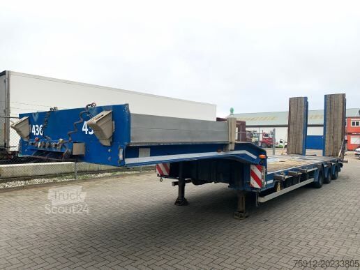 Turbo's Hoet REMORCĂ LOWBED - 53 TONE, 3 AXE DIRECTOARE BPW Turbo's Hoet LOWBED TRAILER - 53 TONS 3 STEERING AXLES BPW