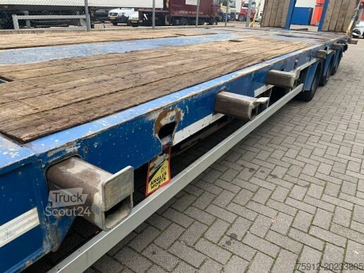 Turbo's Hoet REMORCĂ LOWBED - 53 TONE, 3 AXE DIRECTOARE BPW Turbo's Hoet LOWBED TRAILER - 53 TONS 3 STEERING AXLES BPW