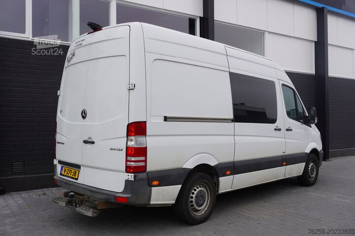 Bestelwagen dubbele cabine Mercedes-Benz Sprinter 314 2.2 CDI Dubbele cabine Automaat EU...