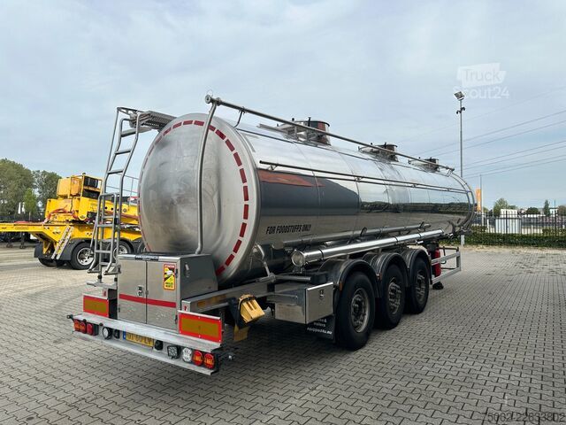 Cisterna na prepravu potravín Magyar FOOD / 31.000L / 3-COMP / EMPTY WEIGHT: 7.160KG...