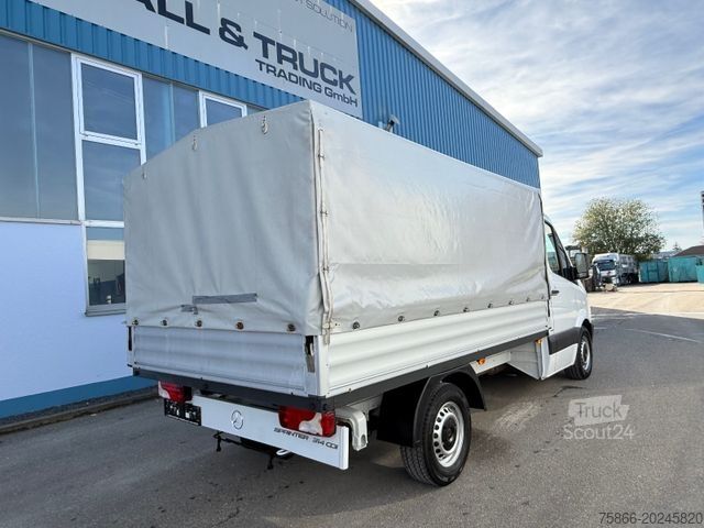 Furgon cu prelată laterală MERCEDES-BENZ 314 CDI Sprinter Klima 3 Sitzer