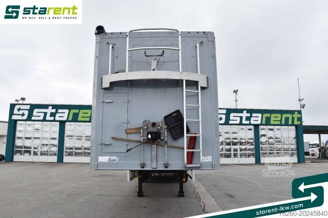 Semirremolque con piso móvil KRAKER 10mm 92m³ BPW-Achsen Funk. Verzinkt Liftachse