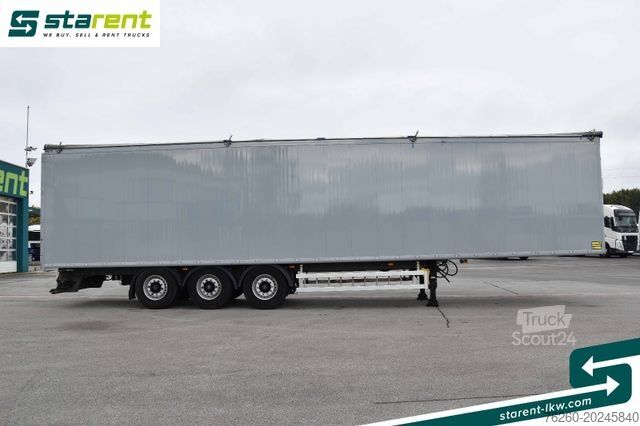 Semirremolque con piso móvil KRAKER 10mm 92m³ BPW-Achsen Funk. Verzinkt Liftachse