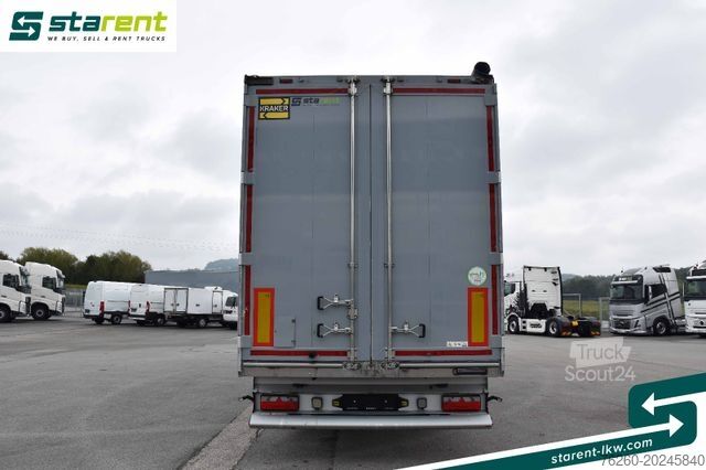Semirremolque con piso móvil KRAKER 10mm 92m³ BPW-Achsen Funk. Verzinkt Liftachse