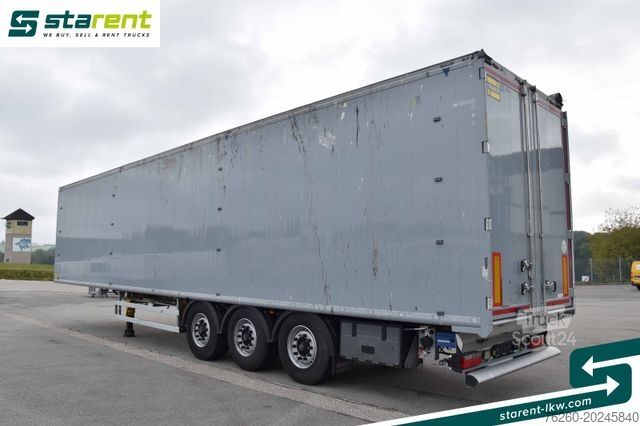 Semirremolque con piso móvil KRAKER 10mm 92m³ BPW-Achsen Funk. Verzinkt Liftachse
