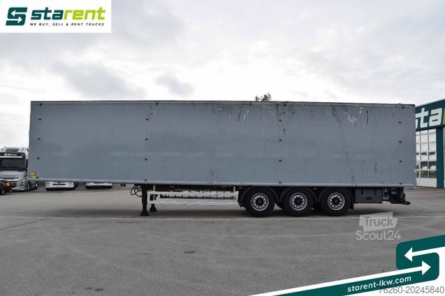 Semirremolque con piso móvil KRAKER 10mm 92m³ BPW-Achsen Funk. Verzinkt Liftachse