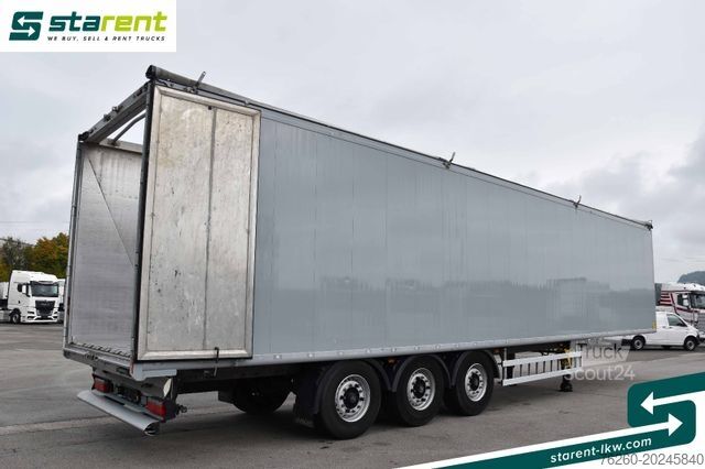 Semirremolque con piso móvil KRAKER 10mm 92m³ BPW-Achsen Funk. Verzinkt Liftachse