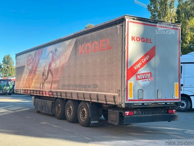 Odprta polprikolica s ponjavo KÖGEL SN24 Schiebeplane Edscha Palettenkasten Code XL