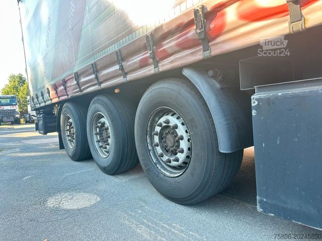 Odprta polprikolica s ponjavo KÖGEL SN24 Schiebeplane Edscha Palettenkasten Code XL