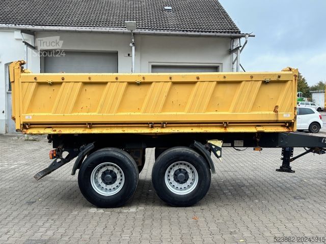 Tresidet tipvognstrailer MEILLER MZDA 18/21 BPW*NL 13,4t*Meiller 4,8m