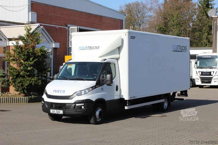 Furgão fechado Iveco Daily 72-180 Koffer Luftfederung Klima LBW