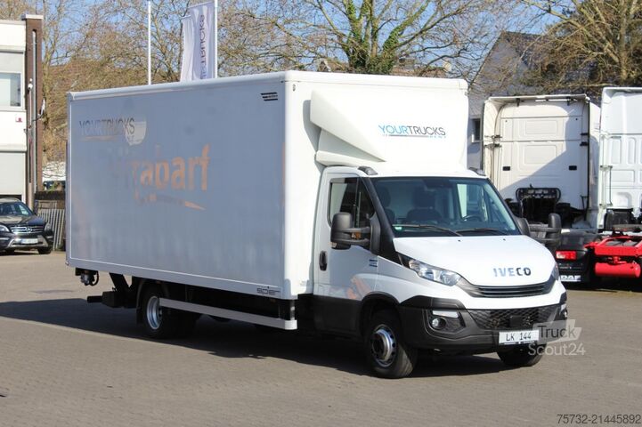 Furgão fechado Iveco Daily 72-180 Koffer Luftfederung Klima LBW