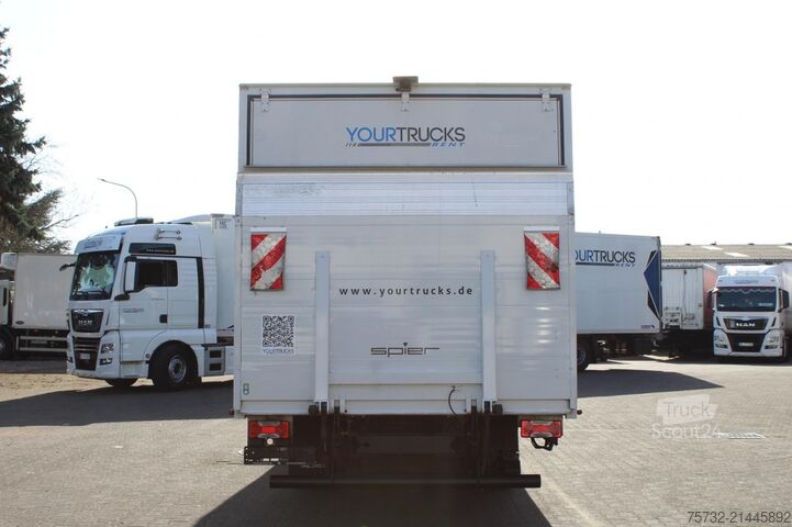 Furgão fechado Iveco Daily 72-180 Koffer Luftfederung Klima LBW