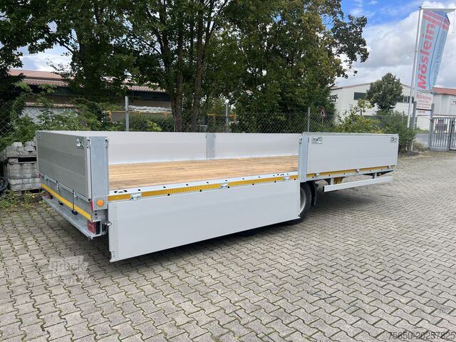 Rimorchio aperto Möslein THT 11 G 6,2 L  Tandem- Pritschenanhänger- Tieflader