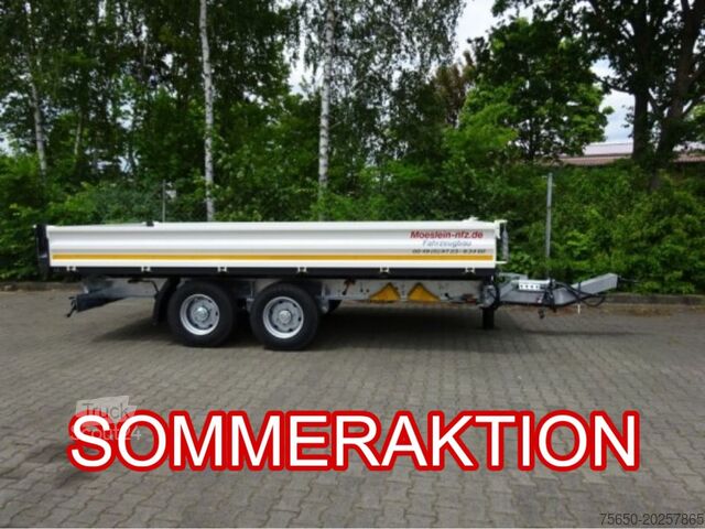 Rimorchio ribaltabile Möslein TTD 11 Weiß  neuer Tandem 3- Seitenkipper Tieflader-- Neufahrzeug --