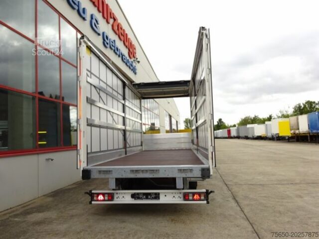 Rimorchio aperto con telone Möslein TPW 105 D Schwebheim  Tandem- Planenanhänger Durchladen