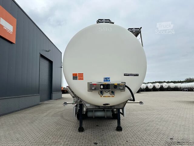 Cisterna za hranu Van Hool FOOD / RVS chassis / empty weight: 5.860kg / 29...