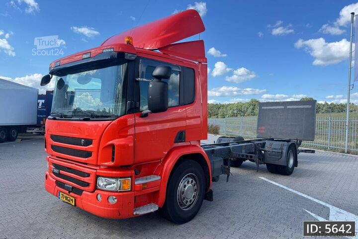 Alusta ja ohjaamo Scania P250 Day Cab, Euro 6, / Taillift / 750cm chassis