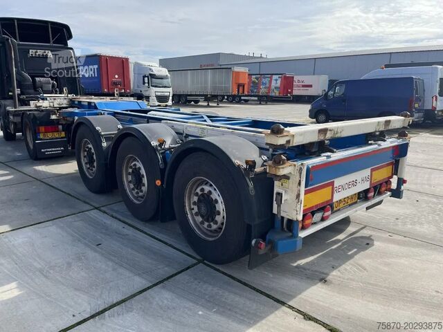 Transporte de contentores RENDERS-HAS O4/DA 08 EURO 800 CONTAINERCHASSIS