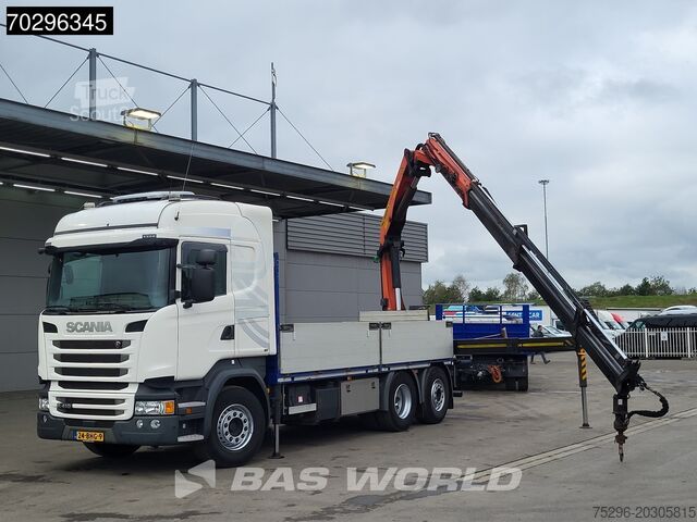 Plataforma de carga Scania R410 R 6X2 NL-Truck Palfinger PK22002-EH Crane ...