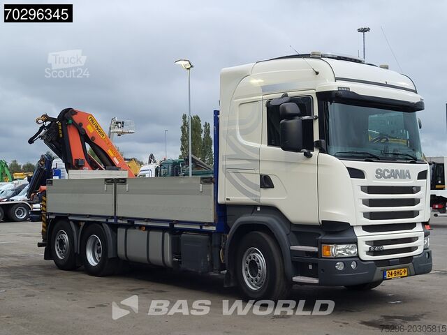 Plataforma de carga Scania R410 R 6X2 NL-Truck Palfinger PK22002-EH Crane ...